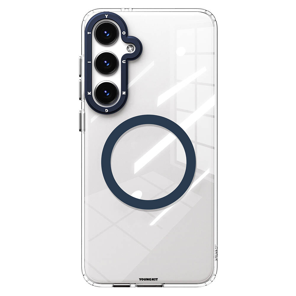 Galaxy S24 Kılıf M-safe Şarj Özellikli Sararmaya Karşı Dayanıklı Youngkit Clear Crystal Serisi Kılıf Galaxy S24 Kılıf M-safe Şarj Özellikli Sararmaya Karşı Dayanıklı Youngkit Clear Crystal Serisi Kılıf